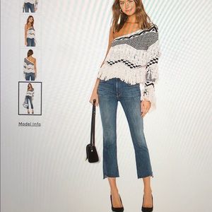 House of Harlow 1960 one sleeve sweater